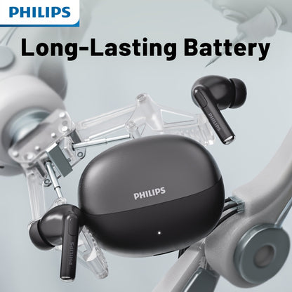 2025 New for philips Wireless Earbuds | Wireless Stereo, Newly upgraded V6.0, Long Standby, Noise-Canceling, Comfortable Wear | Universal Fit, Latest Model