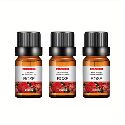 Each - Premium Essential Oil Set for Diffusers, Humidifiers, Candles & Hair Care - Includes Rose, Ocean, Cherry Blossom, Lavender, Jasmine, Sandalwood, Sweet Orange, White Tea, Lemon, Mint, Mini