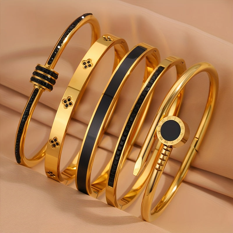 Stainless Steel Fashion Jewelry Waterproof Hypoallergenic Suitable for Men and Women Party Daily Wear Accessories