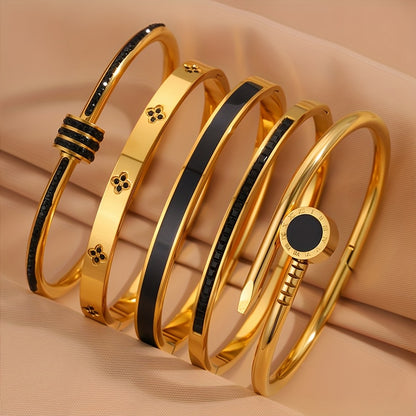 Stainless Steel Fashion Jewelry Waterproof Hypoallergenic Suitable for Men and Women Party Daily Wear Accessories