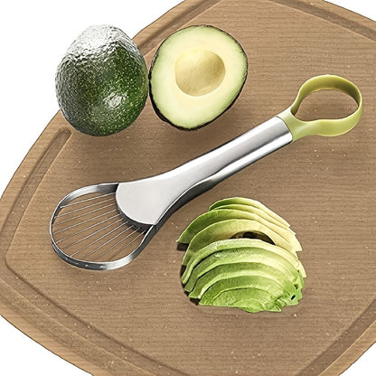 Avocado Slicer and Pitter - Multifunctional Avocado Cutter, Core Separator, Mincer, and Peeler for Home Kitchen Accessories