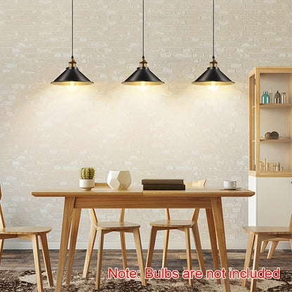 1/2pcs Industrial Pendant Light E27 Base Vintage Retro Pendant Light Fixtures Home Kitchen Lighting Bar Lights Hanging