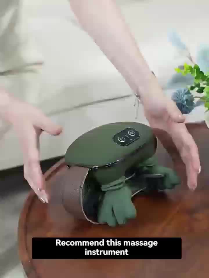 USB Charging Neck And Shoulder Heating Massager, Electric Massager, 6D Hand Simulated Shoulder, Neck, Back Massager, Neck Trapezius Massager, As Well As Deep Kneading And Massage for The Shoulders And Legs. Suitable Gifts for