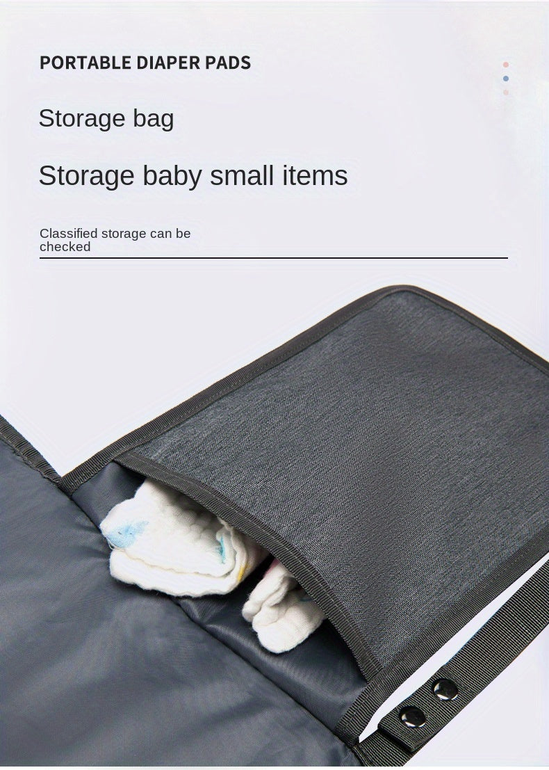 Portable Diaper Changing Pad: Waterproof Travel Station Kit With Pockets - Perfect Baby Shower Gift! Christmas, Halloween, Thanksgiving Day Gift