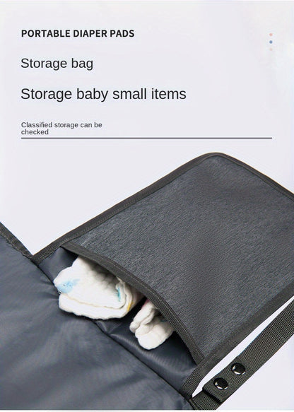 Portable Diaper Changing Pad: Waterproof Travel Station Kit With Pockets - Perfect Baby Shower Gift! Christmas, Halloween, Thanksgiving Day Gift