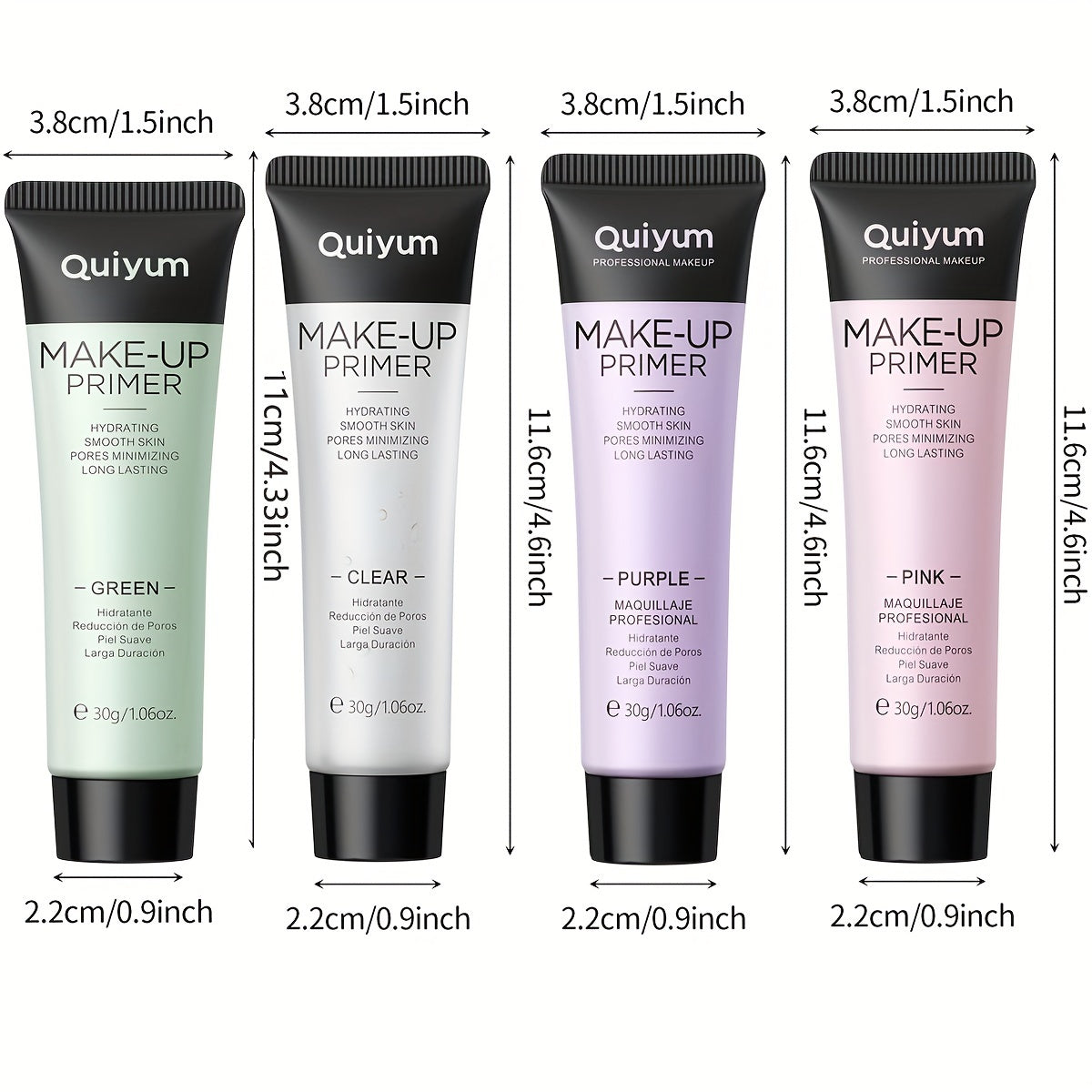 Achieve Flawless Skin With Pre-Makeup Primer Set Holding Makeup Invisible Pore Oil Control Squalane Vitamin E Face Balm For Full Coverage Perfect Base Makeup Long Lasting Contain Plant Squalane