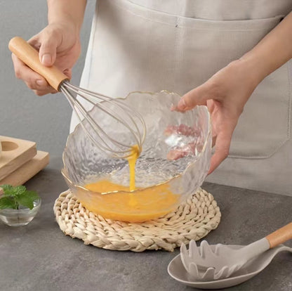 12pcs, Silicone Utensil Set, Khaki Kitchen Utensil Set With Wooden Handle, Safety Cooking Utensils Set, Non-Stick Kitchen Tools Set, Washable Modern Cookware, Kitchen Stuff, Kitchen Gadgets Kitchen Accessories