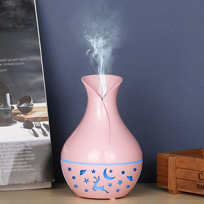 1pc AromaWave USB Powered Aromatherapy Diffuser - Multi-Functional Air Purifier, Facial Humidifier, and Room Freshener with Swab and Spring - Ideal for Office, Bedroom, Living Room - Plastic Material