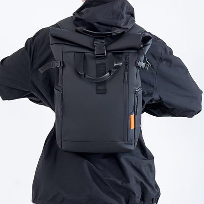 Stylish Men’s Oxford Backpack - Large Capacity, Perfect for School & Travel