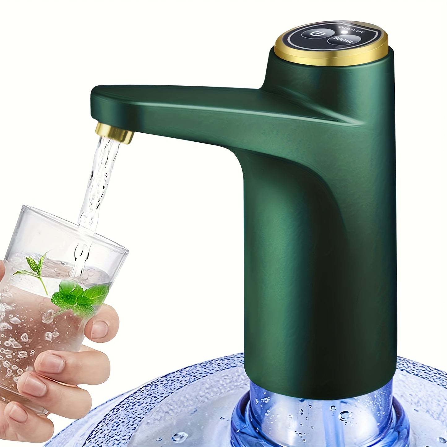18.93 L Water Jug Dispenser, Portable Water Bottle Pump For 7.57-18.93 L Drinking Water Pump USB Charging Water Dispenser