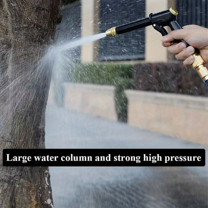 1 Roll, New Retractable Water Hose Car Wash Flowers Magic Hose Magic Water Hose Home Car Wash Garden Hose 3 Times Retractable Spray Gun
