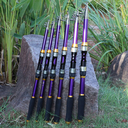 Sougayilang Telescopic Fishing Rod: Portable & Compact Design For Saltwater Fishing On The Go!