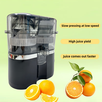 Juicer Portable Juice Cup, Household Double-head Juicer, Multifunctional Pulp Juicer, Large Capacity ABS Material, Silent Pulp Separator, Suitable for Travel Lightweight, Family Small Kitchen