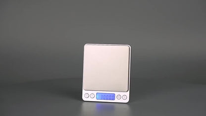 High Precision Digital Kitchen Scale - Stainless Steel, Grams & Ounces, Compact Design for Cooking, Baking & Meal Prep, Perfect for Apartments & Dorms, Back-to-School Essential (Battery Not Included), Appliances for Kitchen