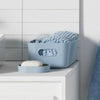 TODAY HOY Blue Plastic 3-Piece Bath Set