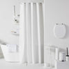 TODAY HOY Modern White Plastic Bathroom Set (5 Pieces)