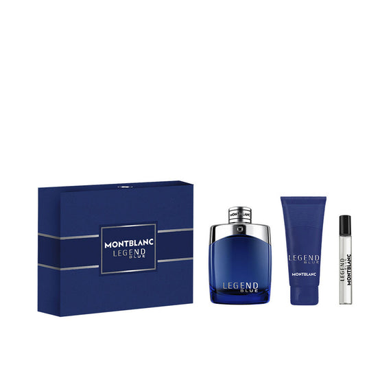 Conjunto de Perfume Homem Montblanc LEGEND BLUE 3 Peças