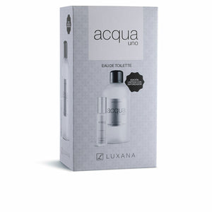 Conjunto de Perfume Unissexo Luxana Acqua Uno 2 Peças