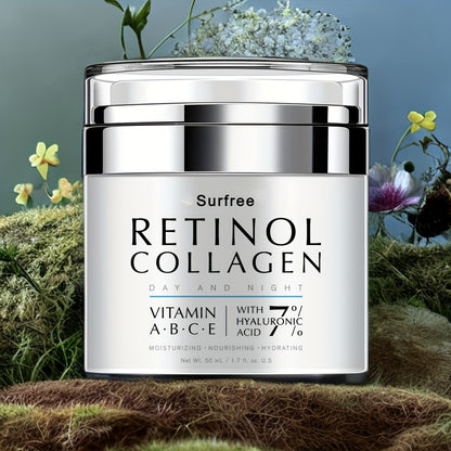50ml Retinol Cream For Face Night And Day, Skin Cream With Retinol Collagen Face Cream, Vitamin C Moisturizer, Retinol Moisturizer For Face Sensitive Skin