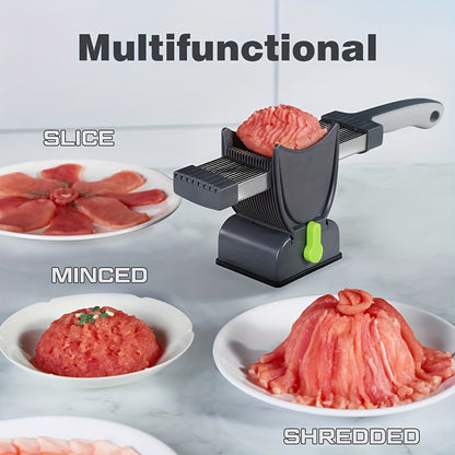 Manual Meat Grinder Set, ABS Kitchen Meat Cutter, Suitable for Beef, Salmon, Lamb, Vegetables, No Charging Required, Battery-Free, Suitable for Cooking, Grilling, Hot Dishes
