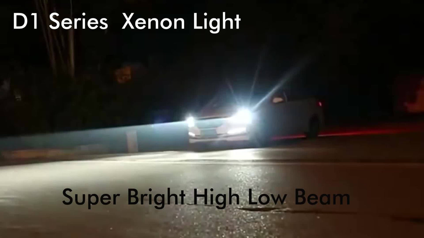 2pcs D1S-6000K Xenon Car Headlight Bulbs, 35W High Brightness & Long Life - Easy Install, No Glare, Aluminum Shell