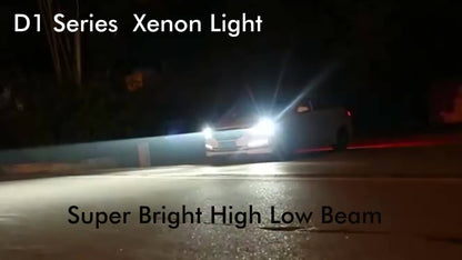 2pcs D1S-6000K Xenon Car Headlight Bulbs, 35W High Brightness & Long Life - Easy Install, No Glare, Aluminum Shell