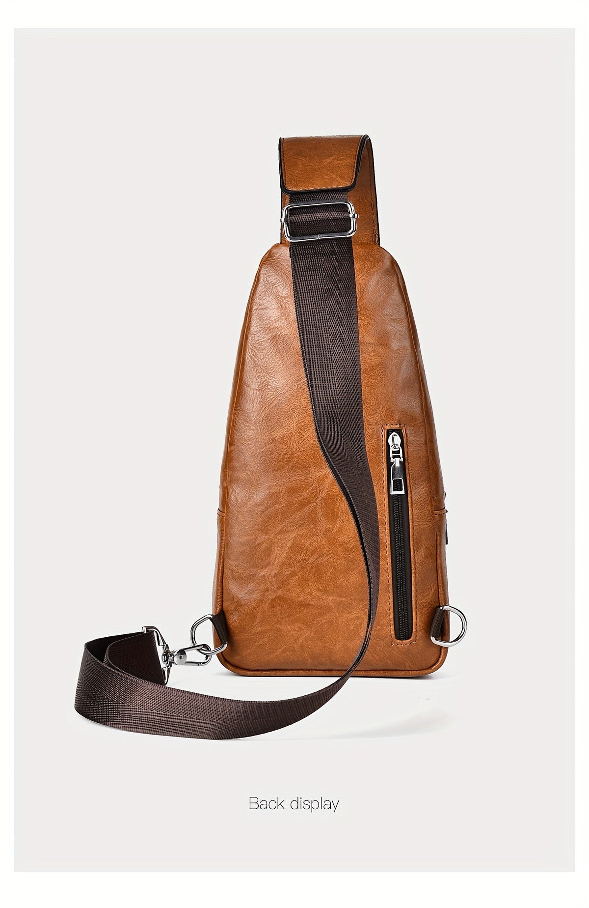 New and Wear-Resistant Men's Crossbody Bag, Handbag, Shoulder Bag, Chest Bag, Made of Wear-Resistant Fabric, with Large Capacity, Convenient to Carry, Suitable for Daily Work, Leisure, and Travel, Available in Multiple Colors