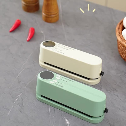 USB Rechargeable Vacuum Sealer, 1200mAh Battery, Multifunctional Home and Outdoor Vacuum Sealer, Inflatable, Space-Saving Design, Suitable for Freshness of Food, Snacks, Meat, Fruits, Vegetables - ≤36V Operating Voltage