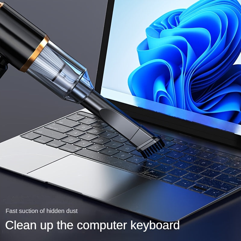 Wireless Handheld Vacuum Cleaner with Blower Function, Powerful Suction, and Compact Design - Ideal for Home, Office, Pet Hair Cleaning - USB Rechargeable, Multi-Functional, Portable, Vacuum Cleaner