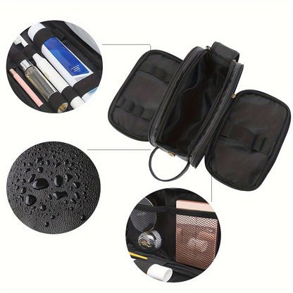 Men'S Large Travel Toiletry Bag - Lightweight Organizer with Shaving Kit, Cosmetics & Makeup Storage, Zippered Bathroom Pouch with Lanyard, Bathroom Organizers And Storage