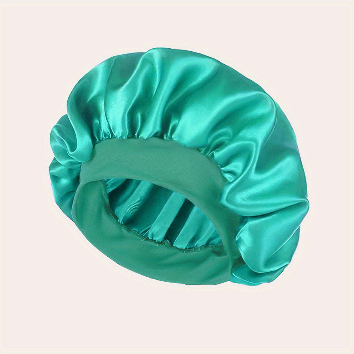 Women'S Satin Bonnet 2023, Elastic Band Hair Hat for Curling and Straight Hair, Wide Brim Sleep Cap, Bath Cap, Dry Hair Cover, 100% Polyester, Oil-Free, Comfortable Fit