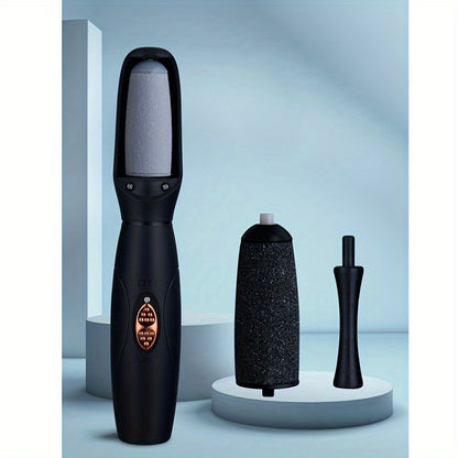 Removedor de calos elétrico para os pés, lixa de pés portátil e recarregável com esmeril para os pés.