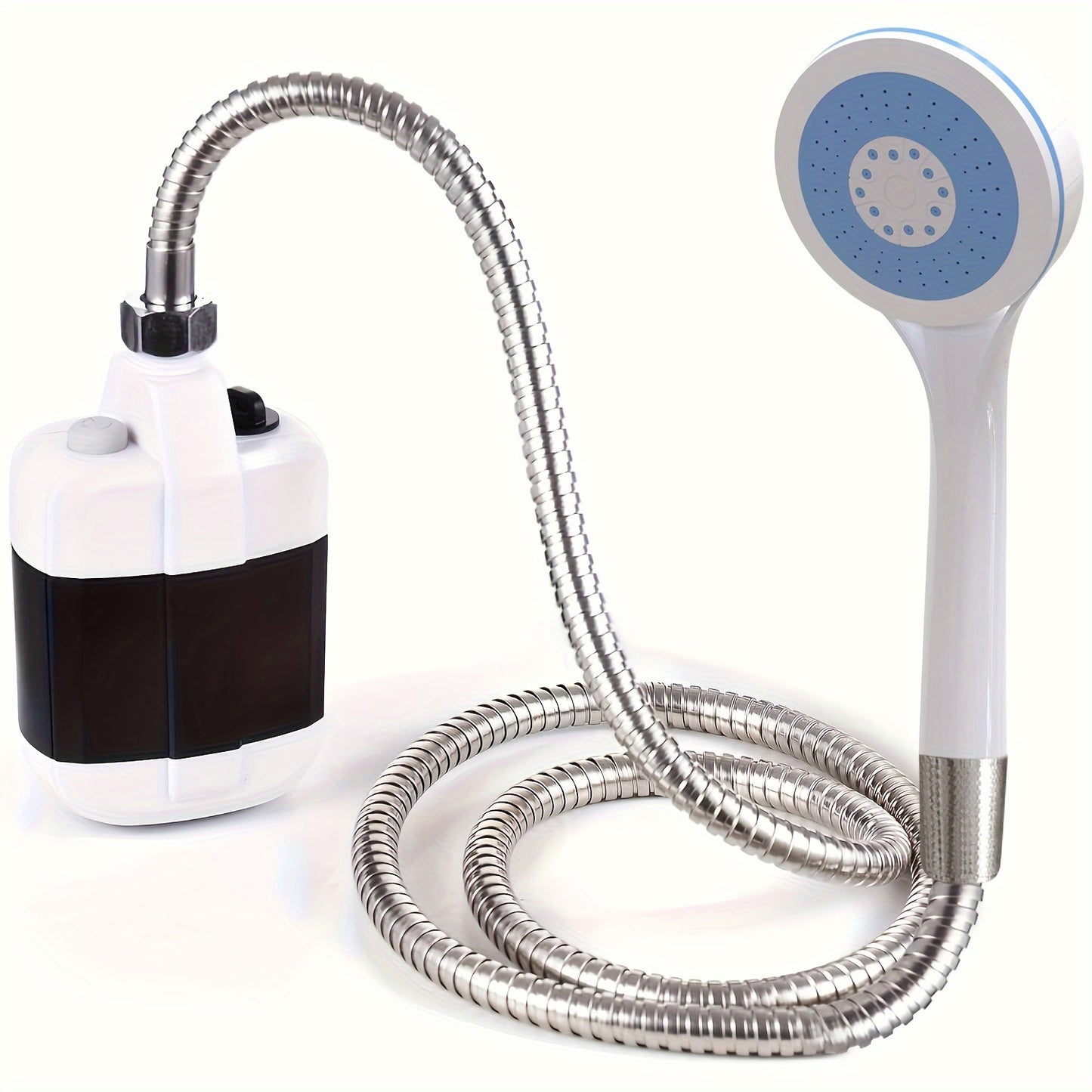 Portable Shower Camping Travel Shower, RV Travel Home Travel Garden Water Handheld Camp Shower Pump-Water Filtration System (4 to 5 Liter Water Flow Per Minute) RV Exterior Showers