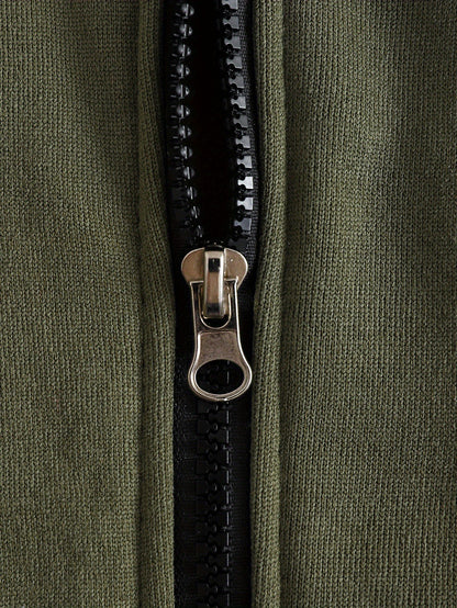 Boys' Autumn/Winter New Three-Piece Set with Mickey Mouse Classic Cartoon Print Long-Sleeve Round Neck Hoodie and Zip-Up Sleeveless Top, Matching Printed Sweatpants - Fleece-Lined Thickened Warm Comfortable Outfit for Parties