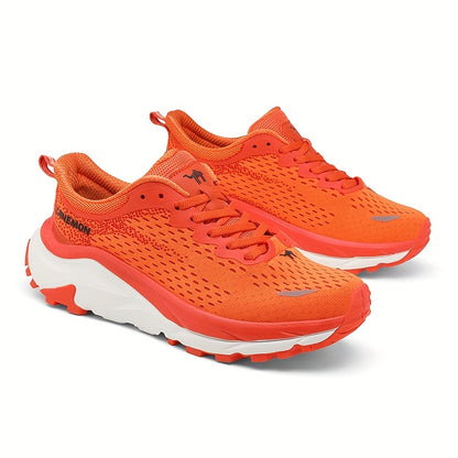 CANEMON Men's Lightweight Cushioned Running Shoes with MD Sole, Grey//Yellow Low-Top Sneakers - All-Season Comfort, Shock-Absorbing Tread Traction for Gym, Jogging, Gymnastics & Casual Wear - Breathable Sneakers, Running Shoe