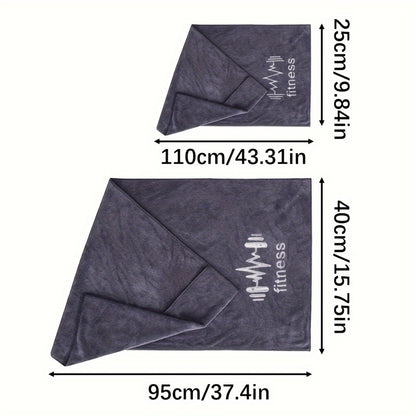 Lightweight, Quick-Drying Sports Towel - Soft Sweat Absorption for Men & Women - Perfect for Outdoor Gym, Training & Running!