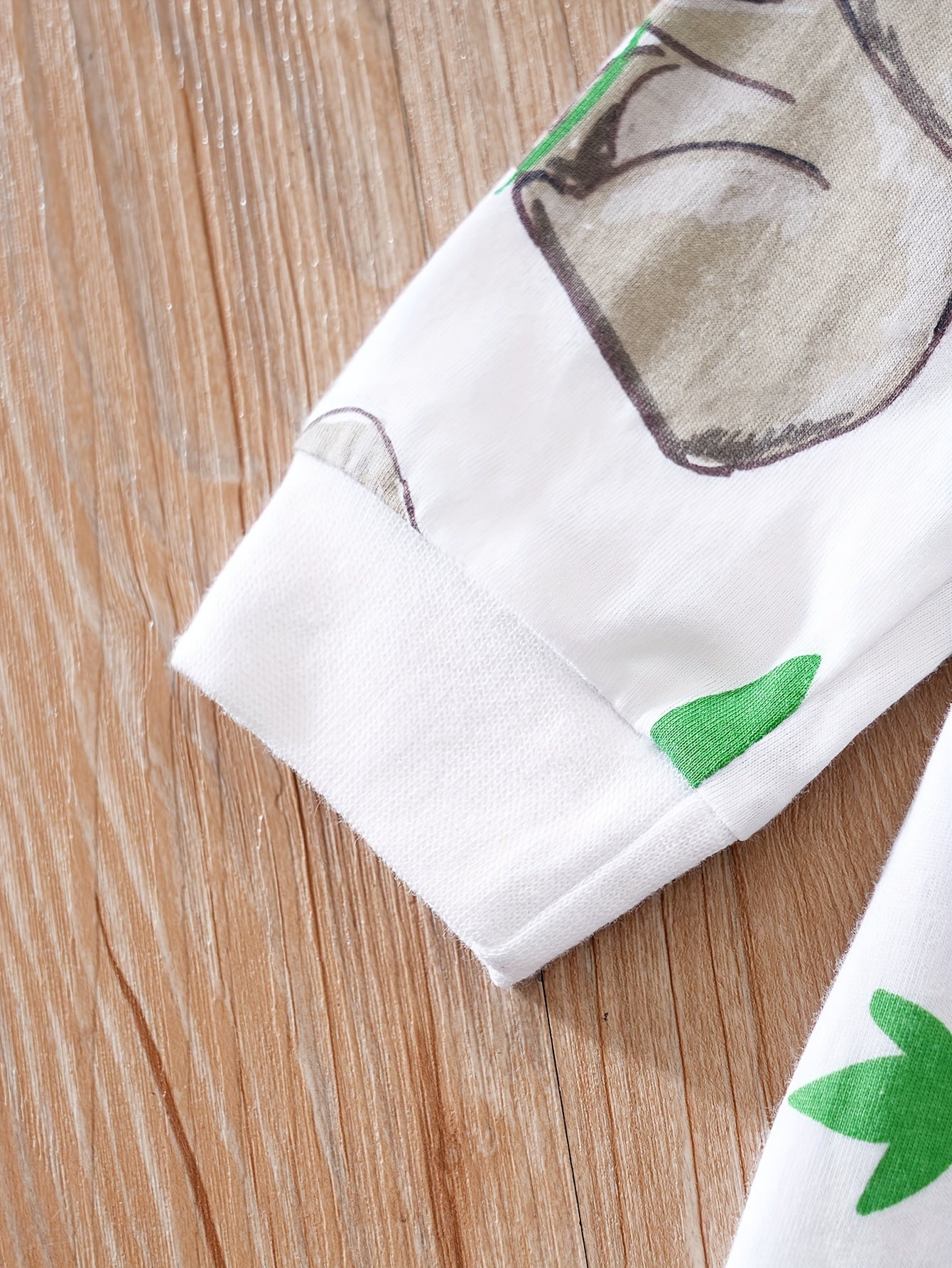 Baby Cute Cartoon Koala Long Sleeve Crew Neck Rompers