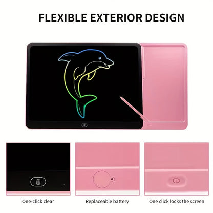 16inch LCD Writing Tablet for Kids Adults,Colorful Drawing Pad Doodle Board School Supplies Christmas Gifts Toys for Girls Boys Old Girl Boy Birthday Gift