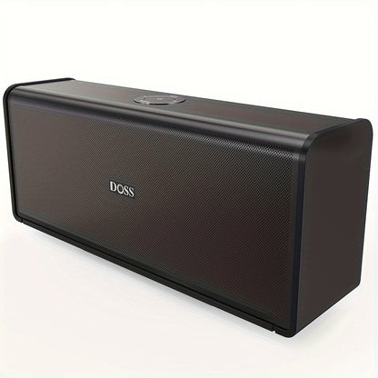 DOSS SoundBox XL Ultra 80W Wireless Home Speaker with Subwoofer, 2.1 Channel Sound System, 18-Hour, Wireless 5.3, -C, DSP Technology & Low Frequency, Compatible with Smartphones, Tablets, Laptops, Music Players - Modern Metal