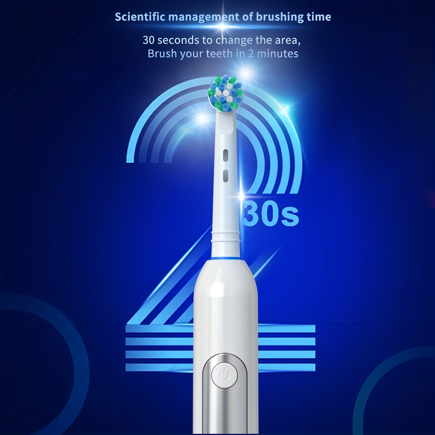 Orinatola Electric Toothbrush, Featuring 3 Rotating Cleaning Modes, 1 Travel Case, 2 Replacement Brush Heads, Induction Charging, Rating, Perfect As a Holiday Gift.