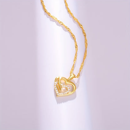 925 Silver Necklace with a Lovely Heart-Shaped Pendant for Ladies, a Perfect Gift for Ladies on Holidays And Birthdays, Suitable for Banquets And Festivals, Comes with a Gift Box.