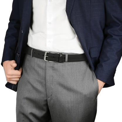 Set of 3 Men's Casual Vintage Belts, Durable Breathable Belts Designed for Business Professionals, Mature Individuals, and Fashion Enthusiasts, Ideal Gift for Any Occasion, Men's Luxury Belts, Adjustable, Square Buckle, Suita