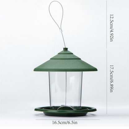 Outdoor Hanging Wild Bird Feeder for Garden and Yard Decoration - Attracts Various Bird Species with Easy-to-Fill Design