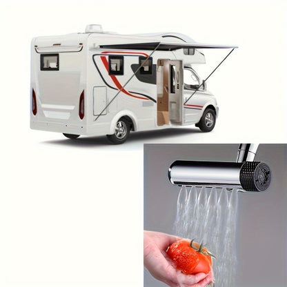 Modern 360° Rotating Faucet Nozzle Replacement Parts with 6 Spray Modes for Kitchen Sink, Metal and Plastic Materials, Splash-Proof Design, A Great Gift Idea
