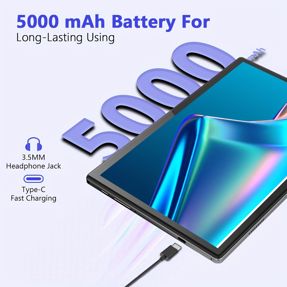 Tablet PC 2 em 1 CRELANDER W30 com Android 15, 12 GB de RAM (expansível para 4+8 GB) + 128 GB de ROM, com capa, teclado, rato e caneta opcionais, Wi-Fi 2.4G/5G, GMS, GPS, Google, iPad, Tablet PC, Tablet, Pad