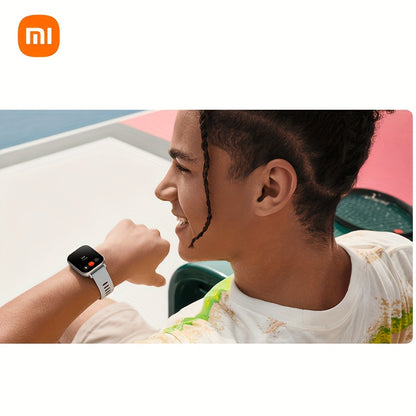 Redmi Watch 5 - 5.08cm LCD Display, Wireless 5.3, 470mAh Long Battery Life, Camera Control, Alexa Voice Assistant, USB Charging, Black TPU Band, Sleek Smartwatch | High-Resolution Screen, Smartwatch For Android, Smartwatch Fo