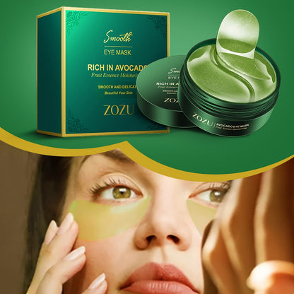 60pcs Moisturizing And Lifting Eye Masks For - Avocado And Golden Eye Patches For Firming And Tightening Under Eye Skin