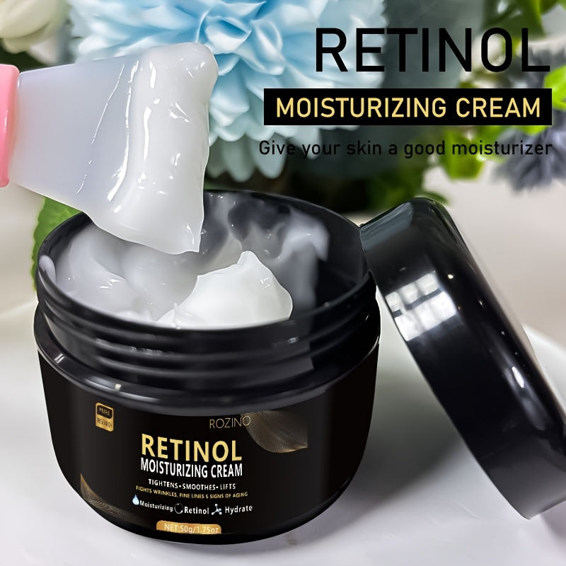 Instant 4pcs Retinol Skincare Set Firming, Moisturizing & Firming, Includes Caffeine Eye Cream, Face Cream, Moisturizing Cream, Facial and Neck Care Stick, farewell to dry, dullness, and sagging, instant touch Lift, deeply hy