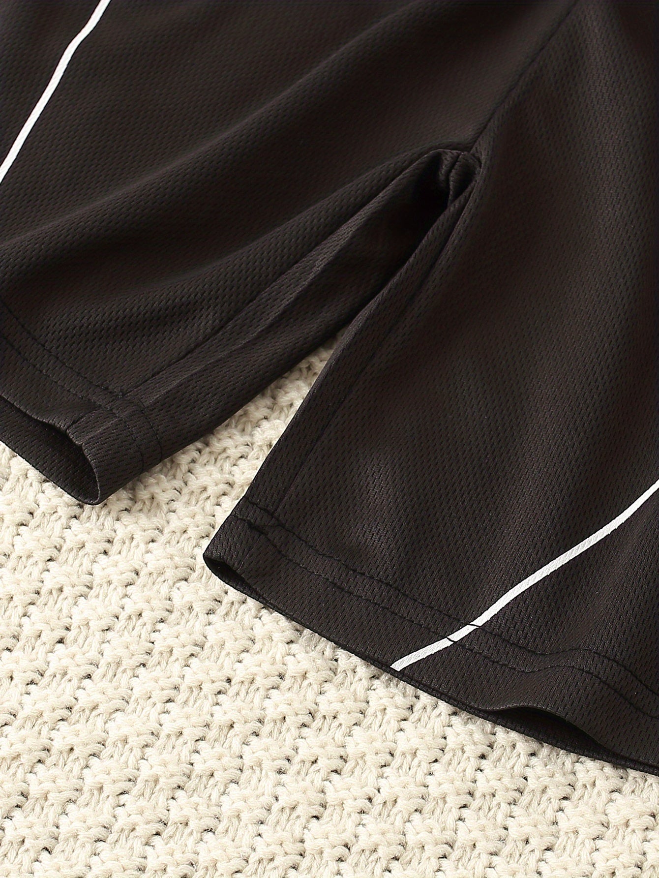 2pcs Boy's "Sport" Outfit Short Sleeves Round Neck T-shirt & Shorts Casual For Summer Daily And Outdoor Wear