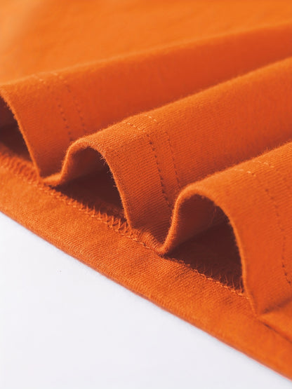 Kid's Solid Color T-shirt, Casual Short Sleeve Top, Boy's Tee For Summer